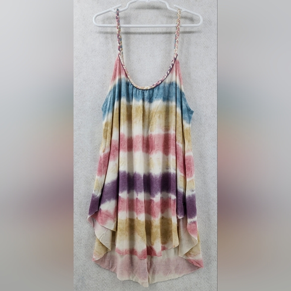 American Eagle Outfitters Soft & Sexy Braided Tie Dye Tank Top Women's Size XS - Picture 7 of 7